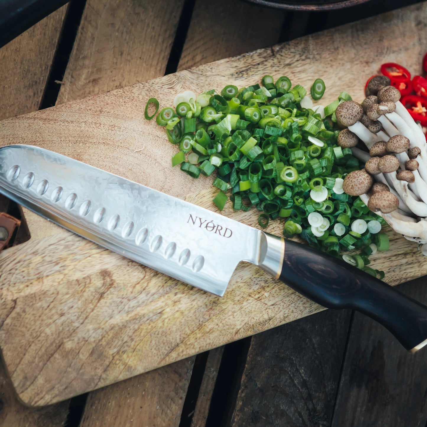 DAMAST SANTOKU-MESSER