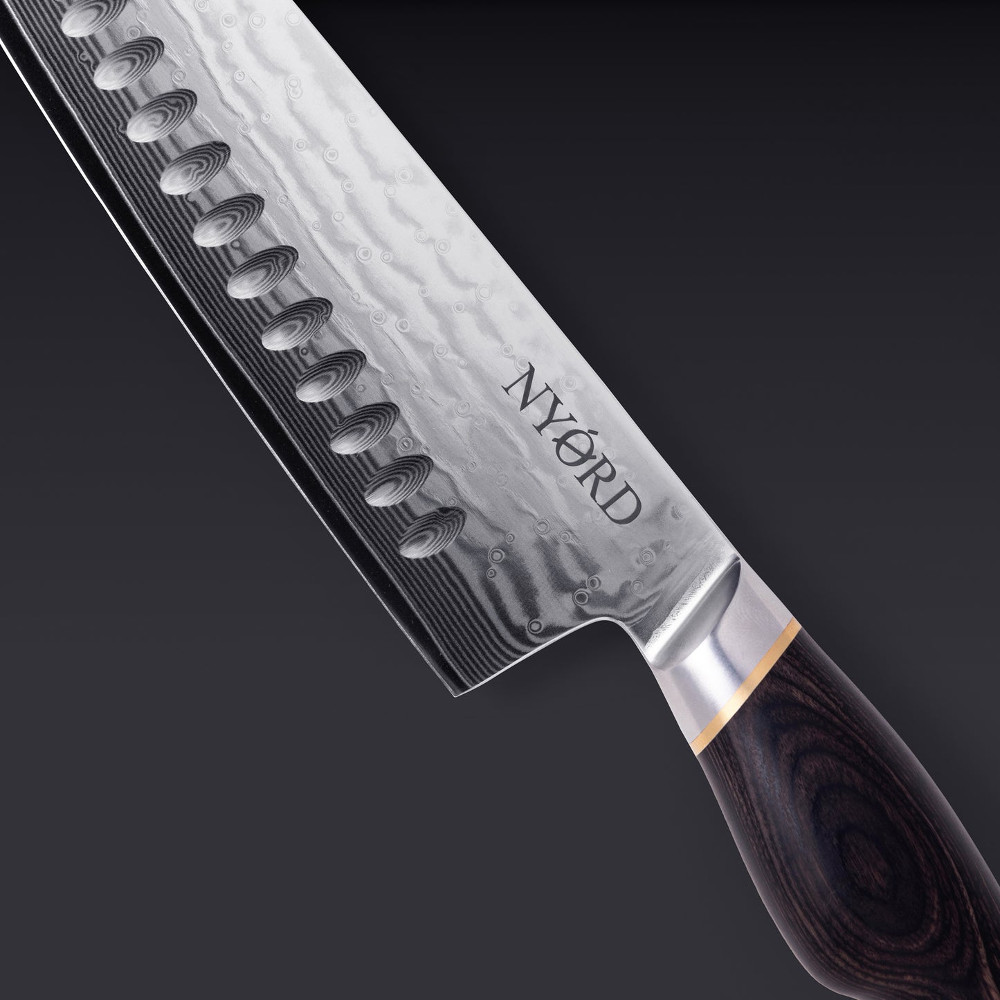DAMAST SANTOKU-MESSER