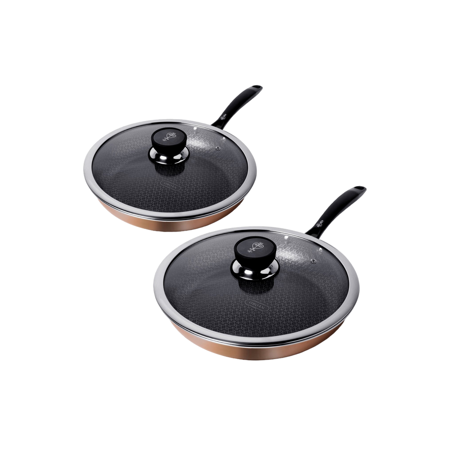 COPPER PANS SET OF 2