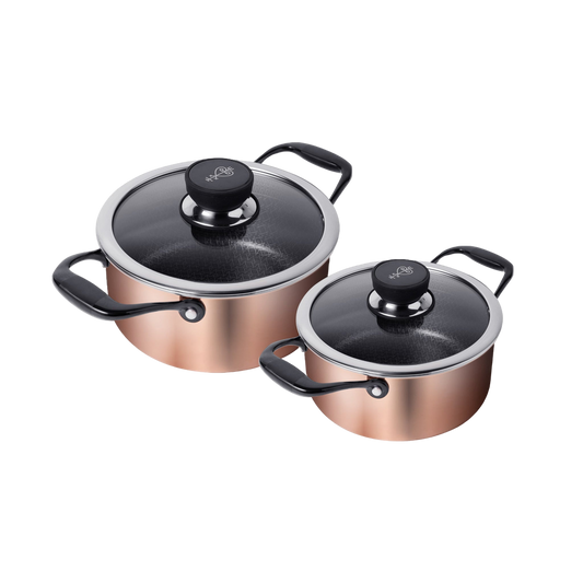 Kupfer Töpfe Set